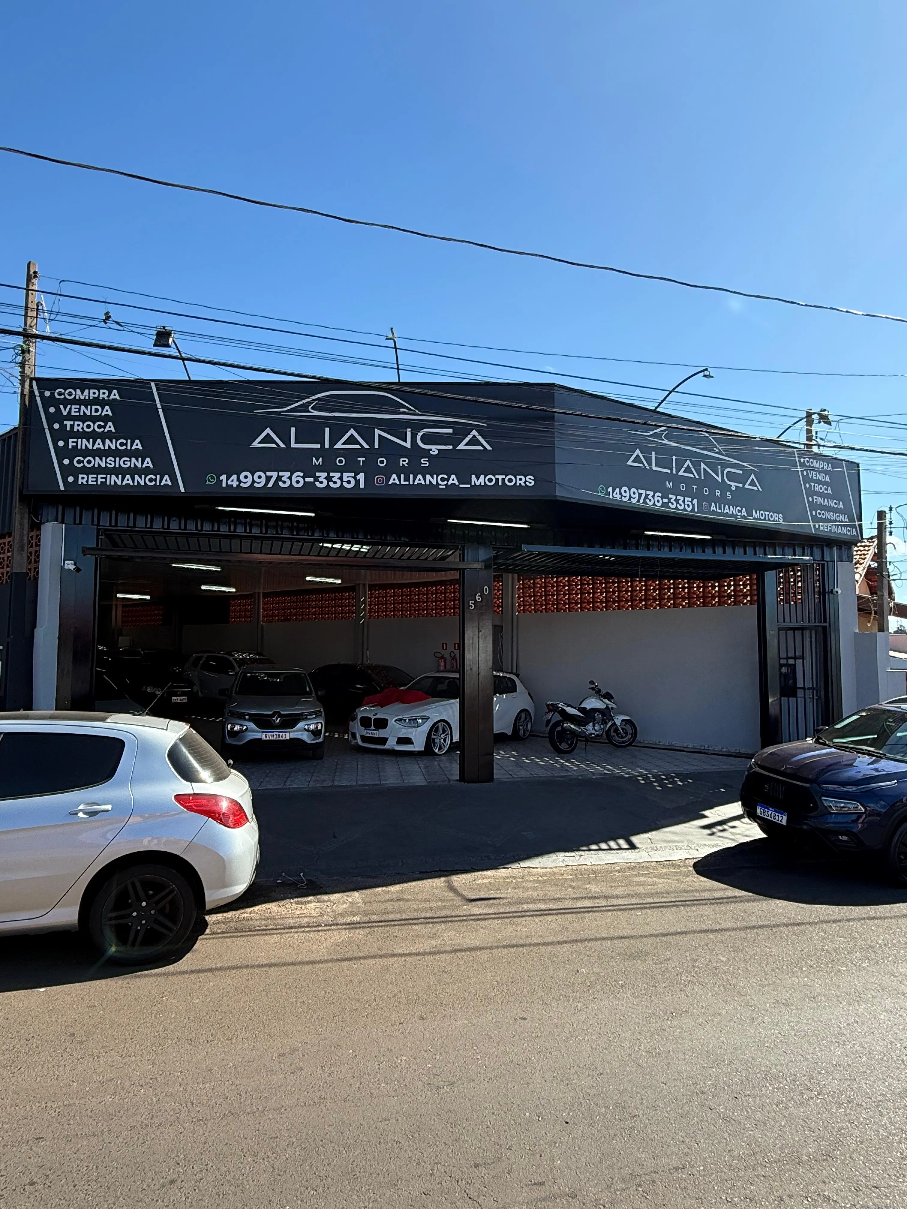 Fachada da loja Veículos à venda em ALIANCA MOTORS - Botucatu - SP