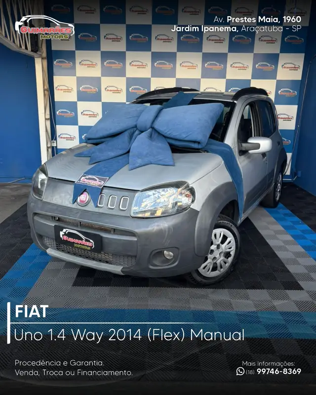 Carro Fiat Uno 2014 Way 1.4 8V (Flex) 4p