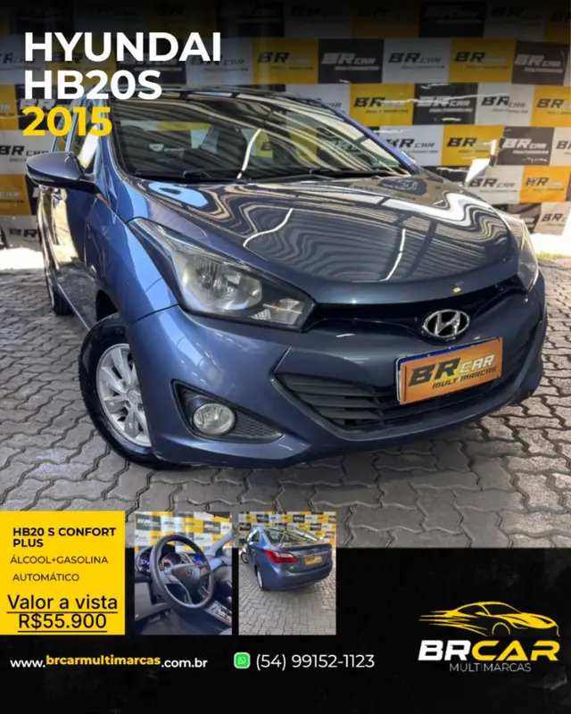 Carro Hyundai HB20S 2015 1.6 Comfort Plus (Flex)