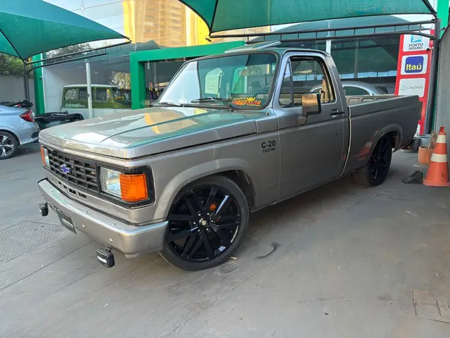 Carro Chevrolet C20 1990 Pick Up Custom Luxe 4.1 (Cab Simples)