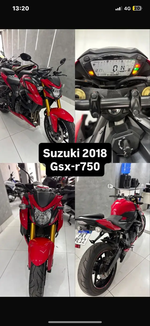 Moto Suzuki GSX-S 750 2018 AZ