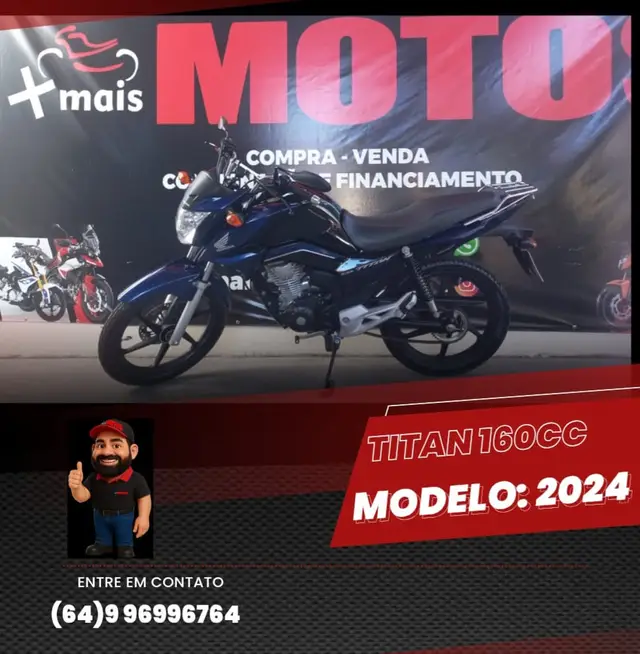 Moto Honda CG 160 2024 Titan