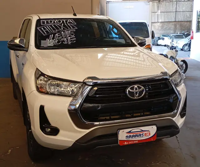 Carro Toyota Hilux Cabine Dupla 2021 SRV 2.7 CD 4x4 (Flex) (Aut)