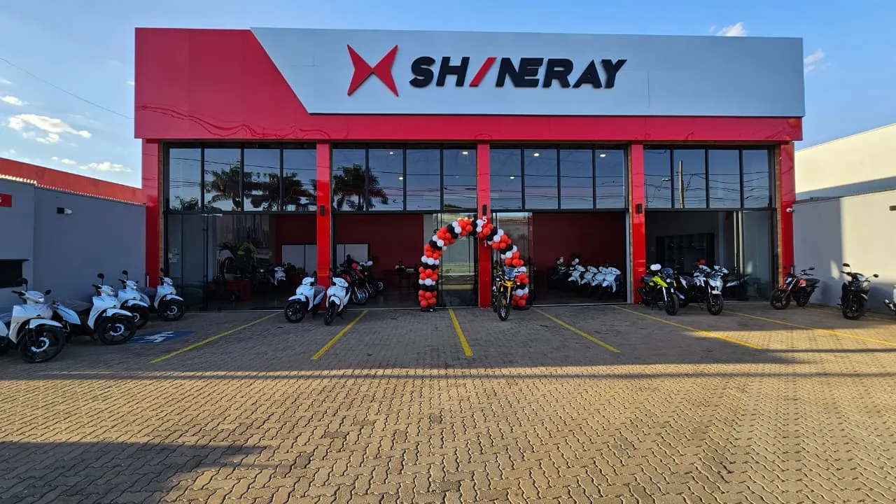 Fachada da loja Shineray Full - Franca - SP