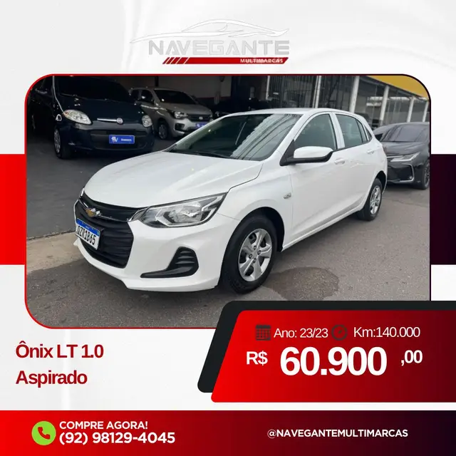 Carro Chevrolet Onix 2023 1.0