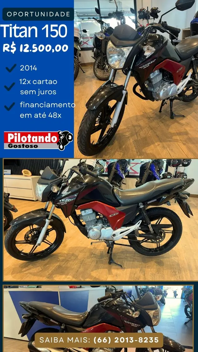 Moto Honda CG 150 2014 Cargo ESD (Flex)
