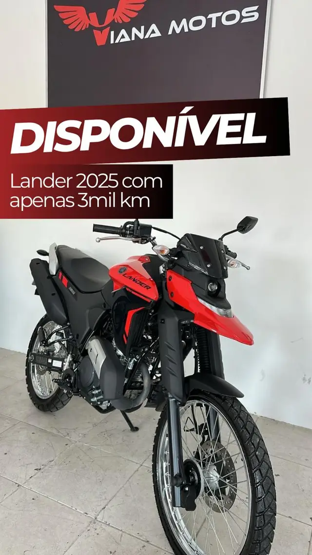 Moto Yamaha XTZ 250 Lander 2025 Connected