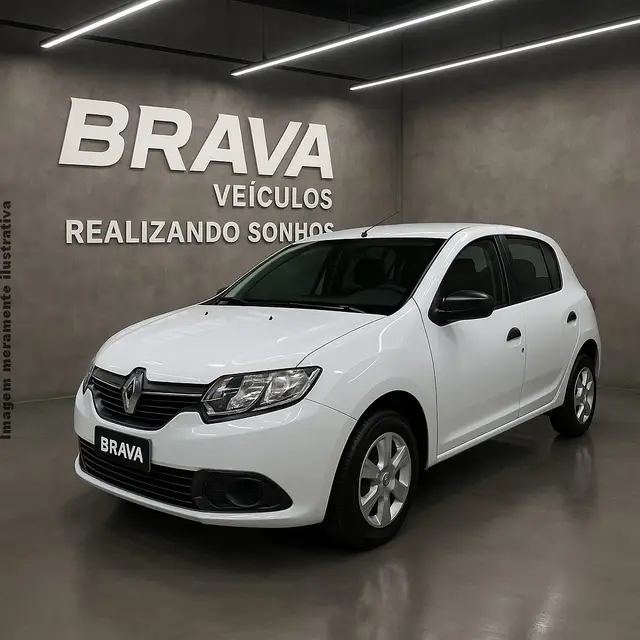 Carro Renault Sandero 2019 Authentique 1.0 12V SCe (Flex)