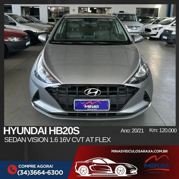 Carro Hyundai HB20 2021 1.6 Vision (Aut) (Flex)