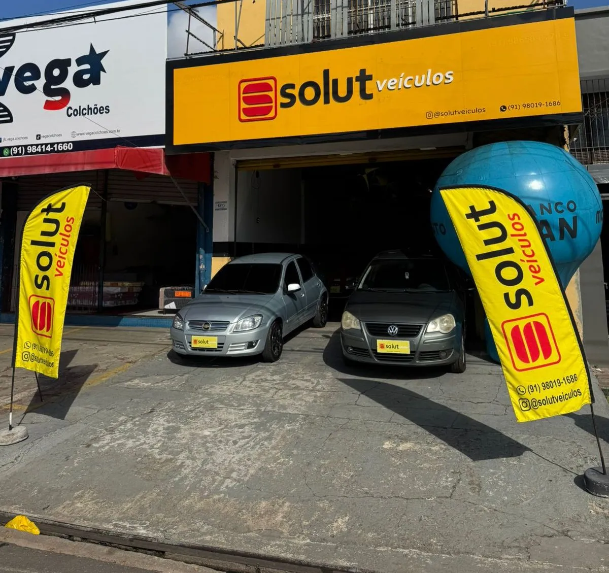 Fachada da loja SOLUT VEICULOS  - Belém - PA