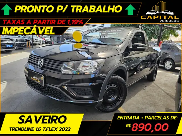 Carro Volkswagen Saveiro 2022 Trendline 1.6 MSI CS (Flex)