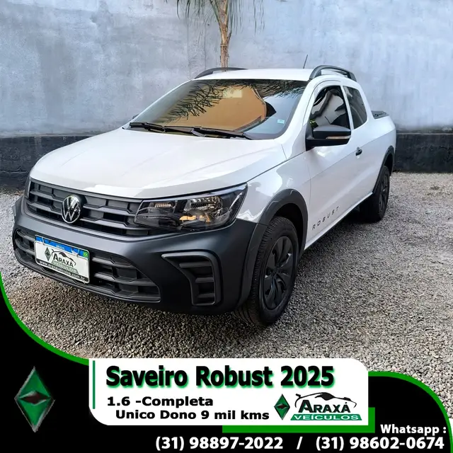 Carro Volkswagen Saveiro 2025 Robust Total Flex 16V (CD)