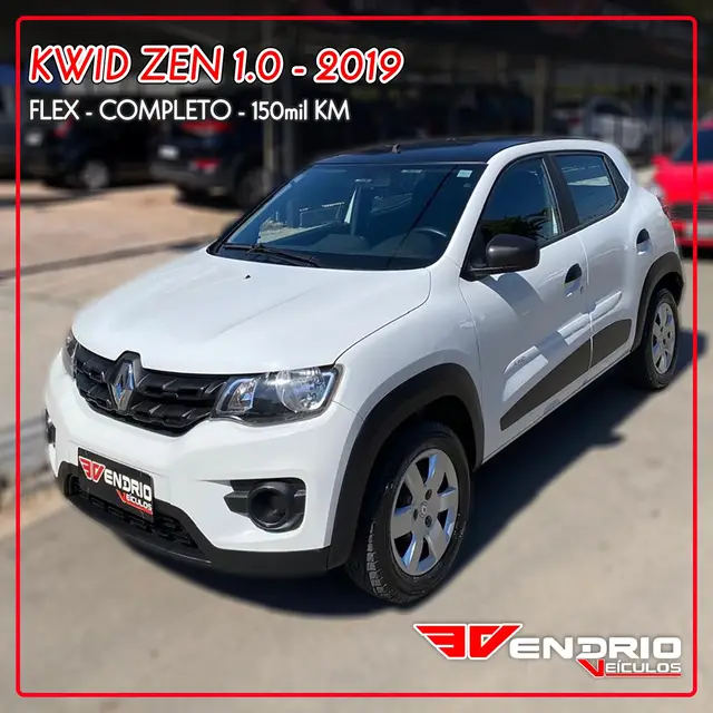 Carro Renault Kwid 2019 Zen 1.0 12v SCe (Flex)