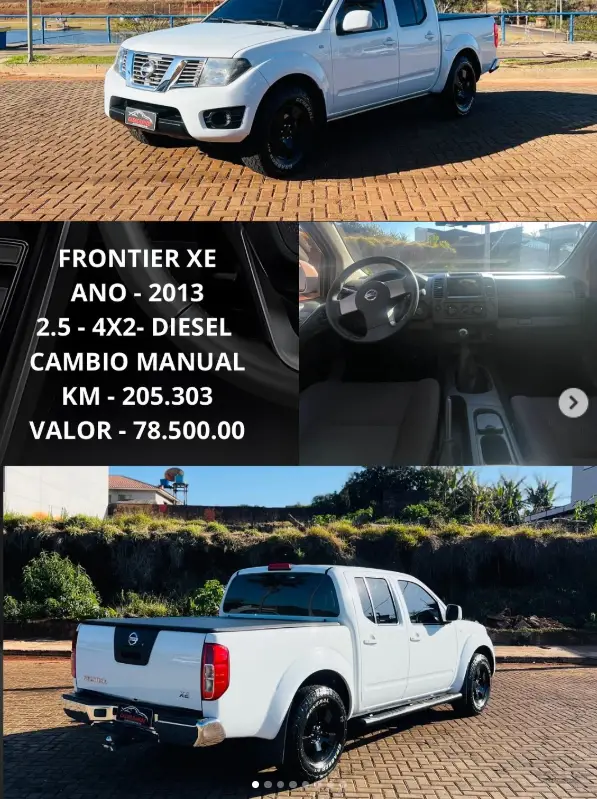 Carro Nissan Frontier 2013 XE 4x2 2.5 16V (cab. dupla)