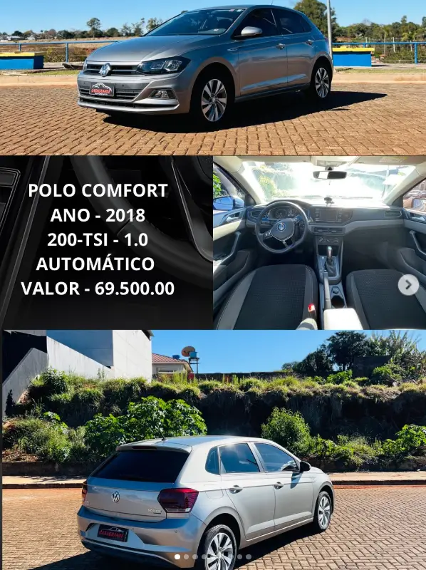 Carro Volkswagen Polo 2018 1.0 (Flex)