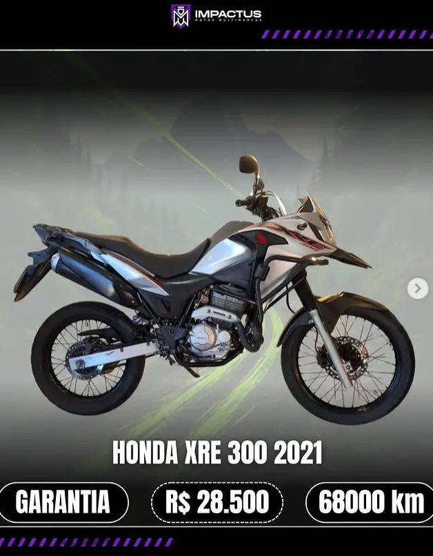 Moto Honda XRE 300 2021 (ABS) (Flex)