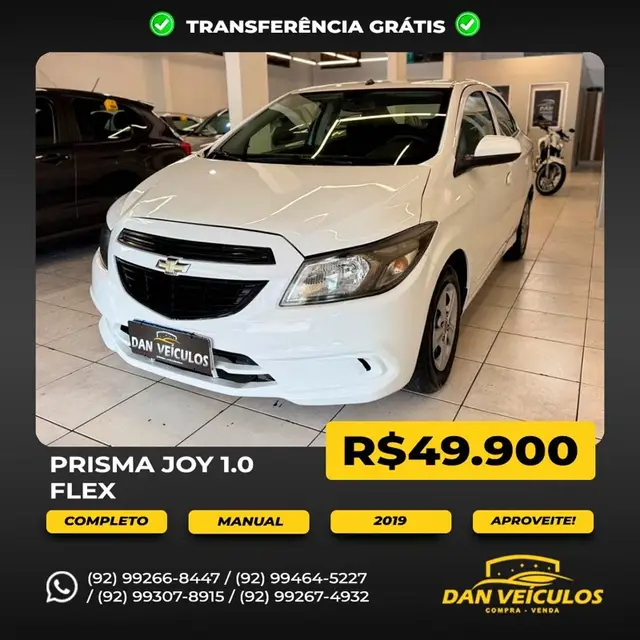 Carro Chevrolet Prisma 2019 1.0 Joy SPE/4