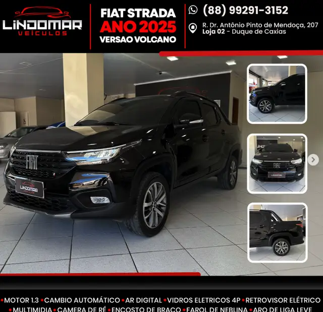 Carro Fiat Strada 2025 Volcano 1.3