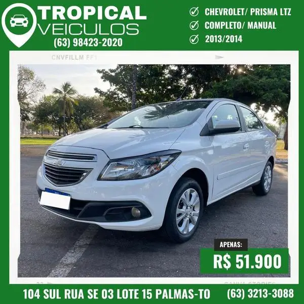 Carro Chevrolet Prisma 2014 1.4 LT SPE/4