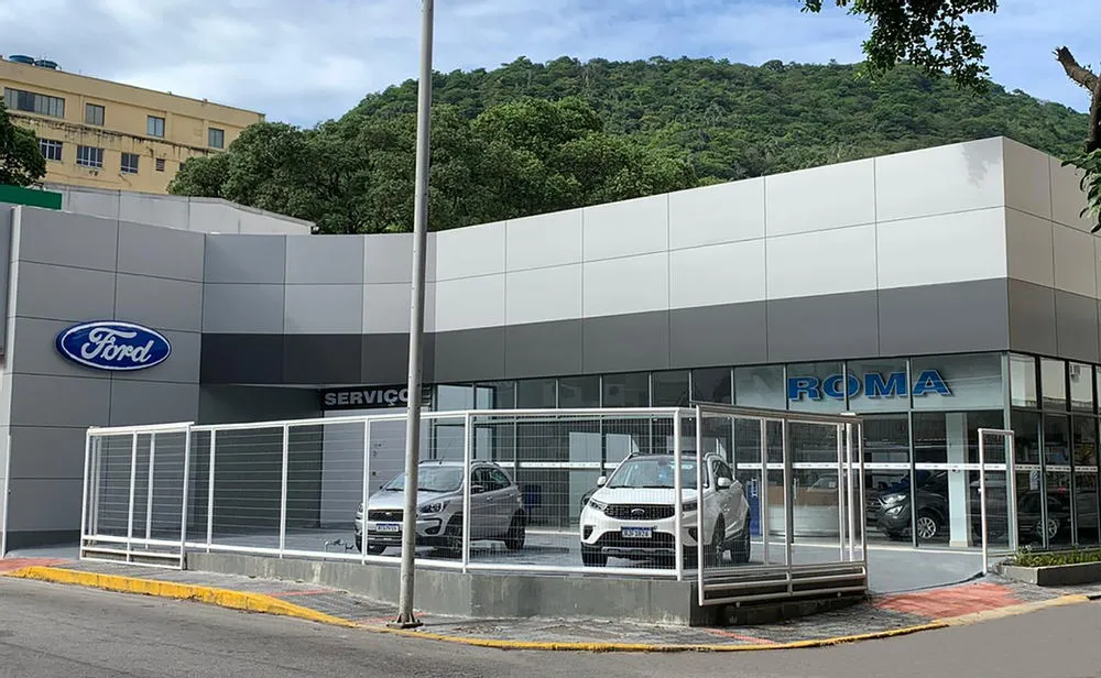 Fachada da loja Roma Ford Botafogo  - Rio de Janeiro - RJ