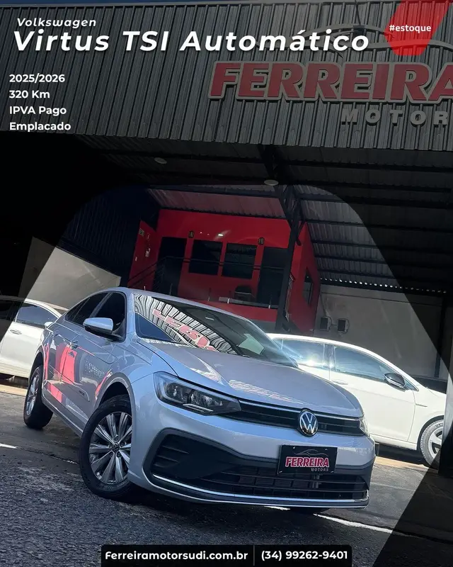 Carro Volkswagen Virtus 2026 TSI (Aut.)