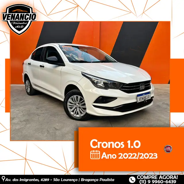 Carro Fiat Cronos 2023 1.0 (Flex) MT