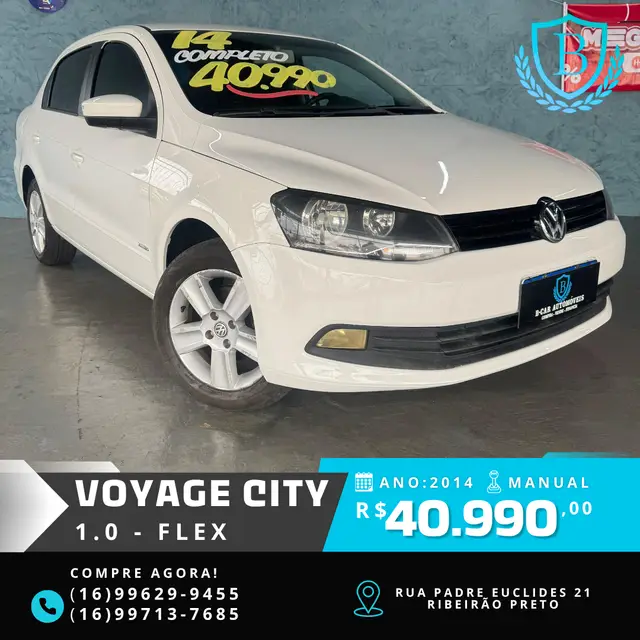 Carro Volkswagen Voyage 2014 1.0 City Mi Total Flex 8V