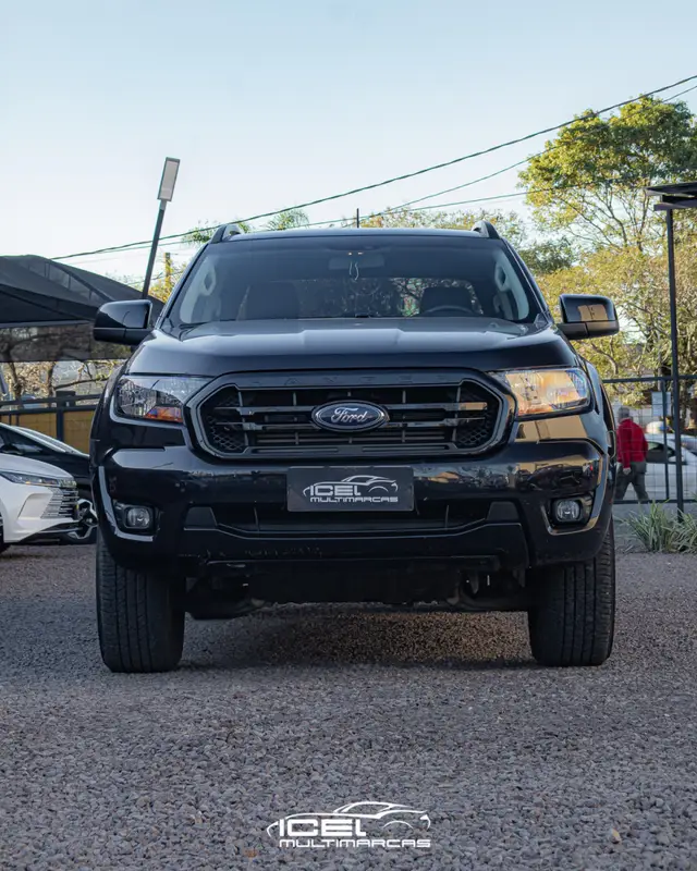 Carro Ford Ranger Cabine Dupla 2023 Black 2.2 Turbodiesel 4x2 (Aut)