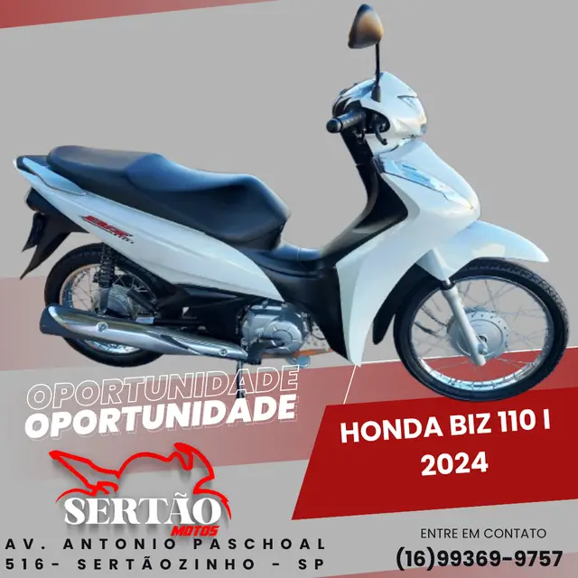 Moto Honda Biz 110i 2024 110i