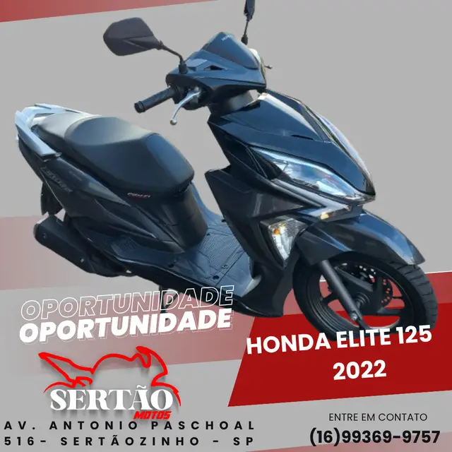 Moto Honda Elite 125 2022 CBS