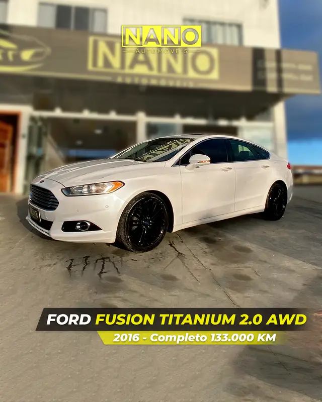 Carro Ford Fusion 2016 2.0 EcoBoost Titanium AWD (Aut)