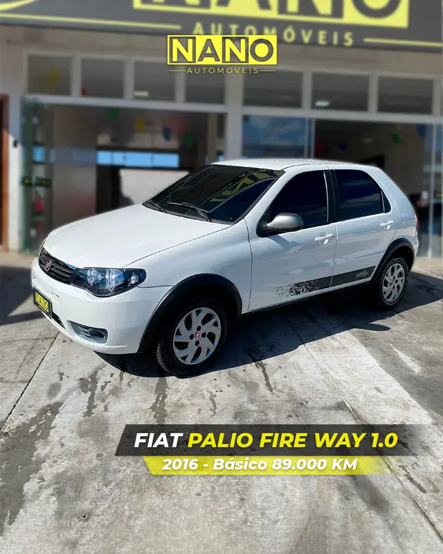 Carro Fiat Palio 2016 Fire Way 1.0 8V (Flex)