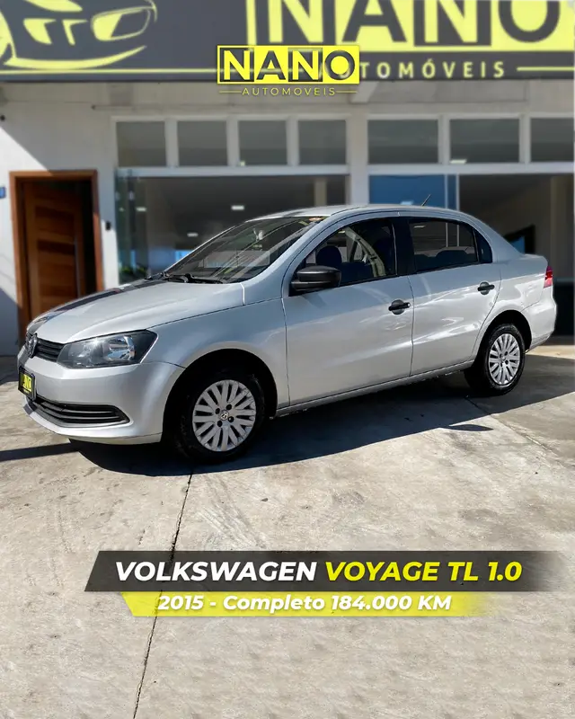 Carro Volkswagen Voyage 2015 1.0 TEC Trendline