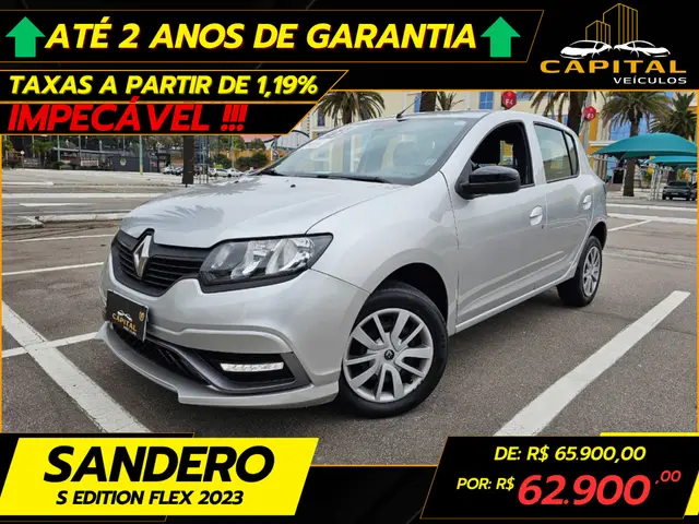 Carro Renault Sandero 2023 S Edition 1.0 12v (Flex)