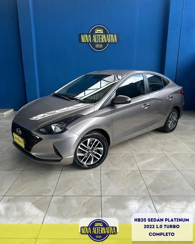 Carro Hyundai HB20S 2022 Platinum Bluelink 1.0 Turbo (Flex)