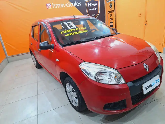 Carro Renault Sandero 2013 Authentique 1.0 16V (flex)