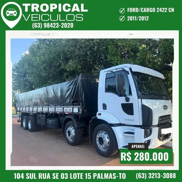 Caminhão Ford Cargo 1317 T 2012 Novo Cargo 1317 4X2