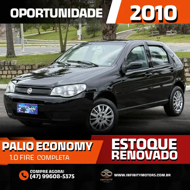 Carro Fiat Palio 2010 1.0 Economy Fire