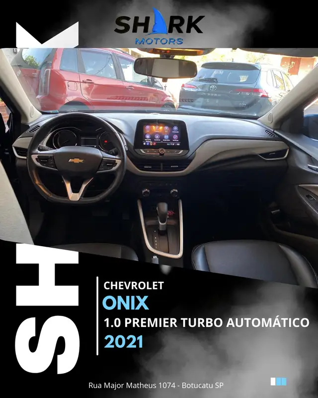 Carro Chevrolet Onix 2021 Premier 1.0 Turbo (Flex) (Aut)
