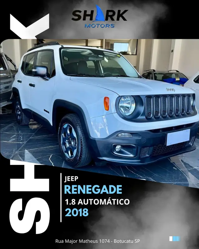 Carro Jeep Renegade 2018 1.8 4x2 (Aut) (Flex) (PCD)