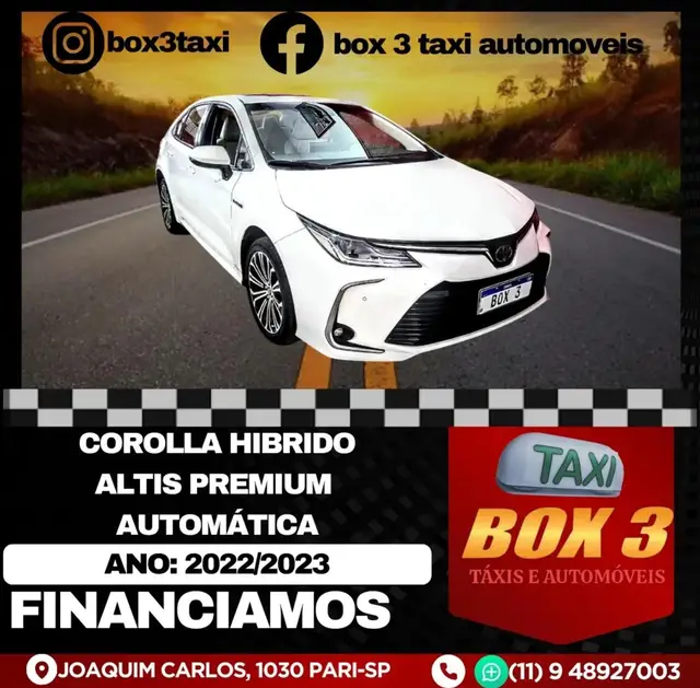 Carro Toyota Corolla 2023 Altis Premium 2.0 Flex