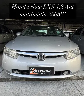 Carro Honda Civic 2008 New  LXS 1.8 16V (Aut) (Flex)
