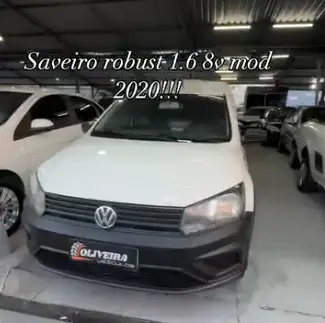 Carro Volkswagen Saveiro 2020 Robust 1.6 MSI CS (Flex)