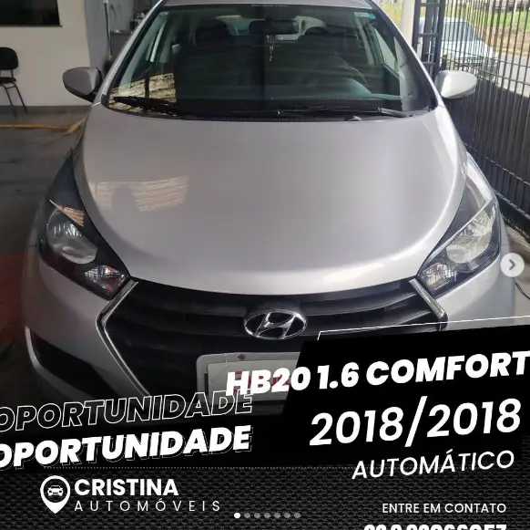 Carro Hyundai HB20 2018 1.6 Comfort Plus (Aut) (Flex)