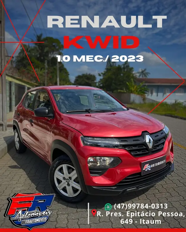 Carro Renault Kwid 2023 Zen 1.0 12v SCe (Flex)