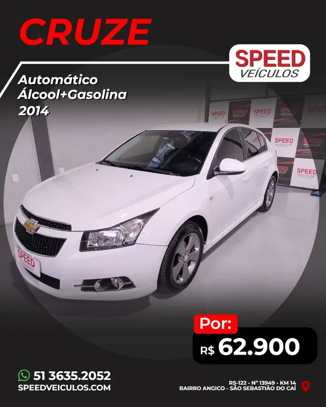 Carro Chevrolet Cruze Sport6 2014 LT 1.8 16V Ecotec (Flex)