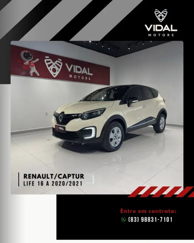 Carro Renault Captur 2021 Life 1.6 16v SCe CVT (Flex)
