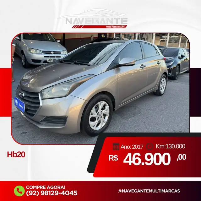 Carro Hyundai HB20 2017 1.0 Comfort Style (Flex)