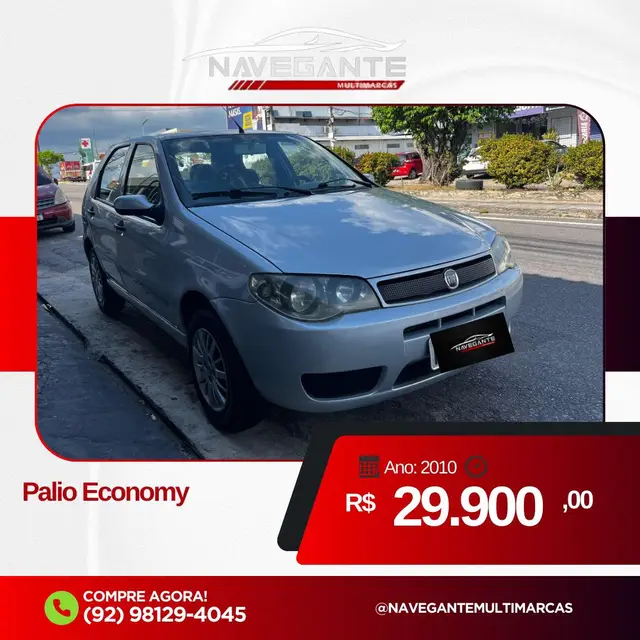 Carro Fiat Palio 2010 1.0 Economy Fire