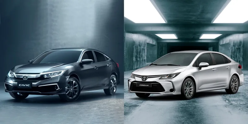Comparativo: Toyota Corolla ou Honda Civic 2020?
